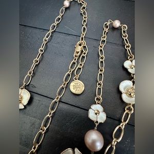 Tory Burch Rose Gold Long Necklace 💕